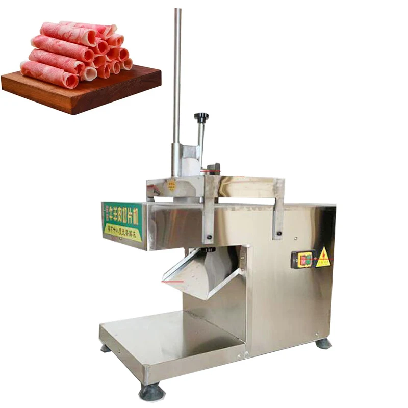 

Commercial Electric Slicer Multifunctional Stainless Steel Meat Cutting Machine Beef Mutton Rolls Slicer Machine