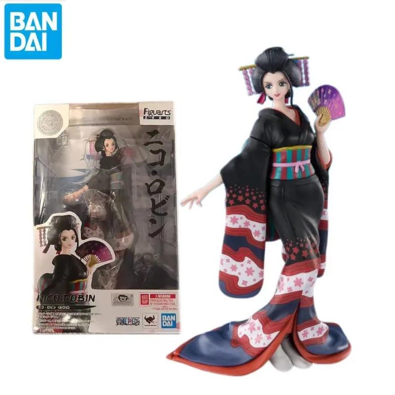 En stock, Figura de Acción Bandai Figuarts ZERO de One Piece, Nico Robin, Arco del País de Wano, Modelo Coleccionable de Anime