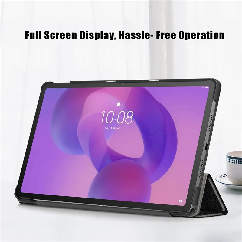 Dreifach Faltbare Hülle für Lenovo Xiaoxin Pad 11 2025 mit Auto-Wach-/Schlaf-Funktion Stoßfest – Detail 4