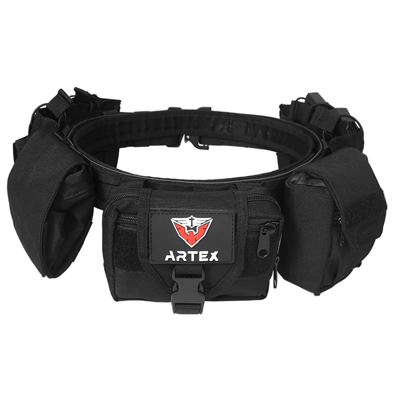 Tactische heuptas Jacht Tactische gevechtsriemsets Duty Riemen Wetshandhaving Airsoft Utility Belt met accessoireszakjes
