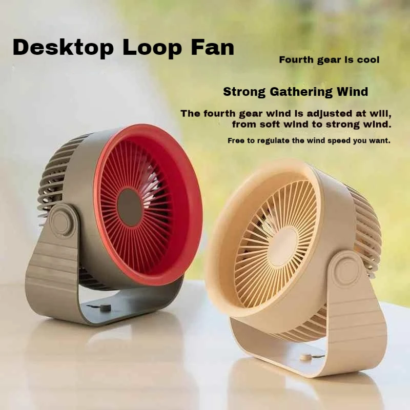 

New Usb Wall-Mounted Fan Kitchen Bathroom Office Small Circulation Desk Fan Home Use Cooling Product Handheld Fans Accessories