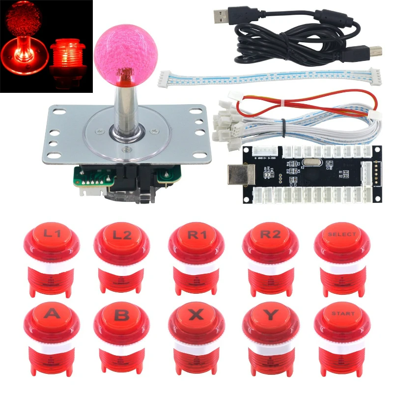 DIY Arcade-Joystick-Set mit US – Retro Gaming Years Bewertung und Preis