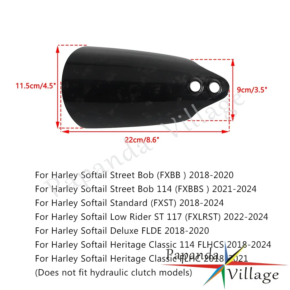 For Harley Softail Standard FXST 2018-2024 Deluxe FLDE 2018-20 Heritage Classic 114 FLHCS 18-24 Motorcycle Hand Guards Handgurds