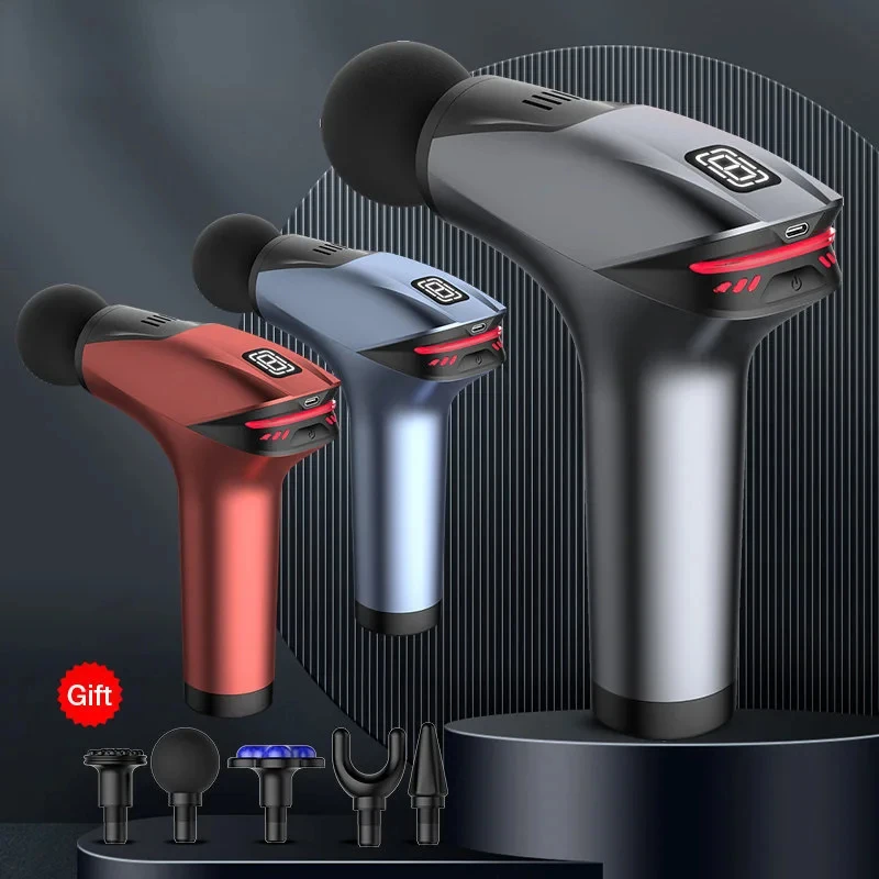 

2026 New Portable Massage Gun Percussion Pistol Massager Professional Deep Muscle Massager Neck And Back To Relax And Slim Down.