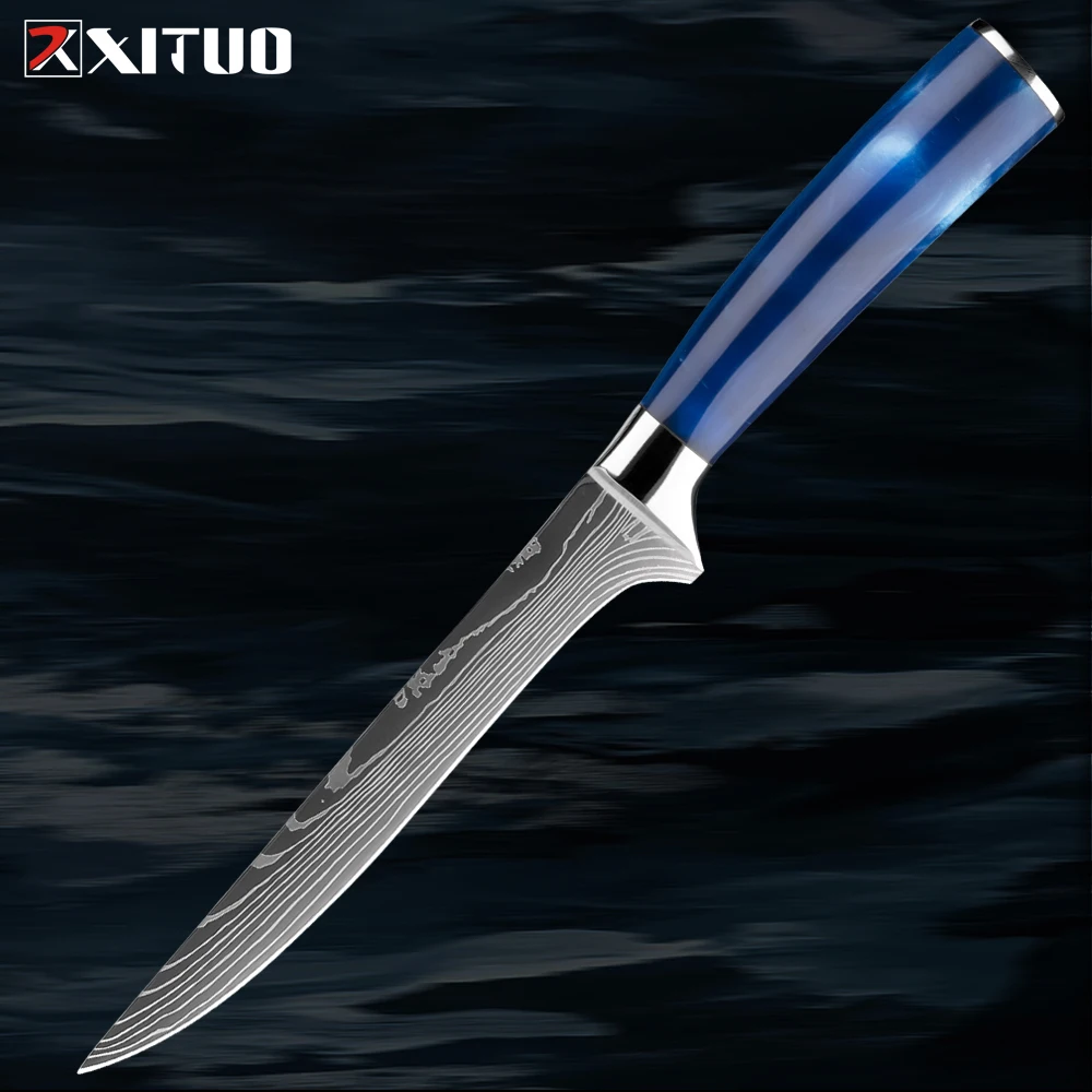 XITUO 6 Inch Boning Knife High Quliaty Stainless Steel Kitchen Knife For Bone Meat Fish Fruit Vegetables Chef's Cooking Knives