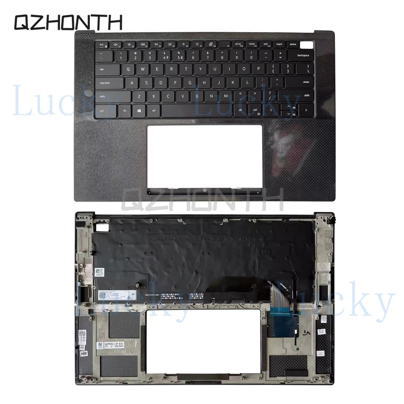 

Новая подставка для рук для Dell XPS 15 9500 9510 с американской клавиатурой с подсветкой 05Y9T0 0DKFWH