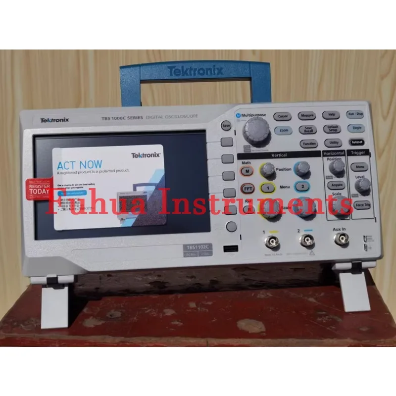 Tektronix TBS1102C Digital Storage Oscilloscope 100 MHz 2 Channels 1GS/s