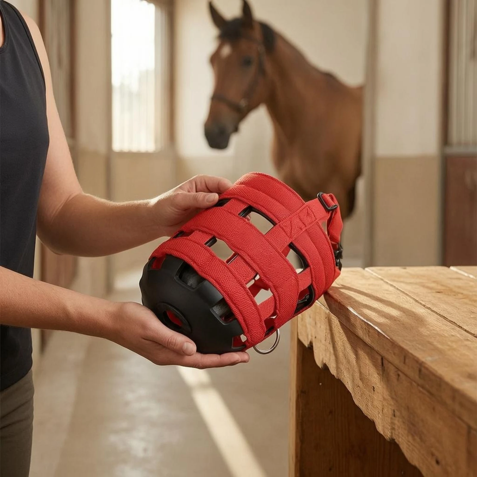 protetor-de-focinho-para-cavalos-anti-mordida-equipamento-animal-respiravel-e-duradouro