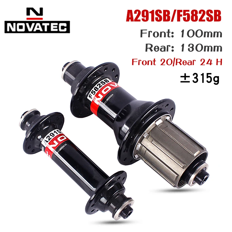 

Ультралегкая ступица для шоссейного велосипеда Novatec A291/F582SB-SL 2/4 подшипника 100/130 мм 20/24 отверстия 7-11 скоростей велосипедная ступица