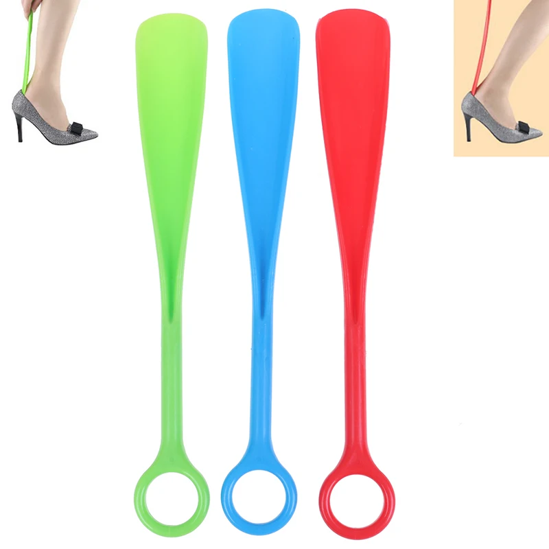 

12" Long Plastic Shoe Horn Shoehorn Shoe Helper Easy Sturdy Slip Random