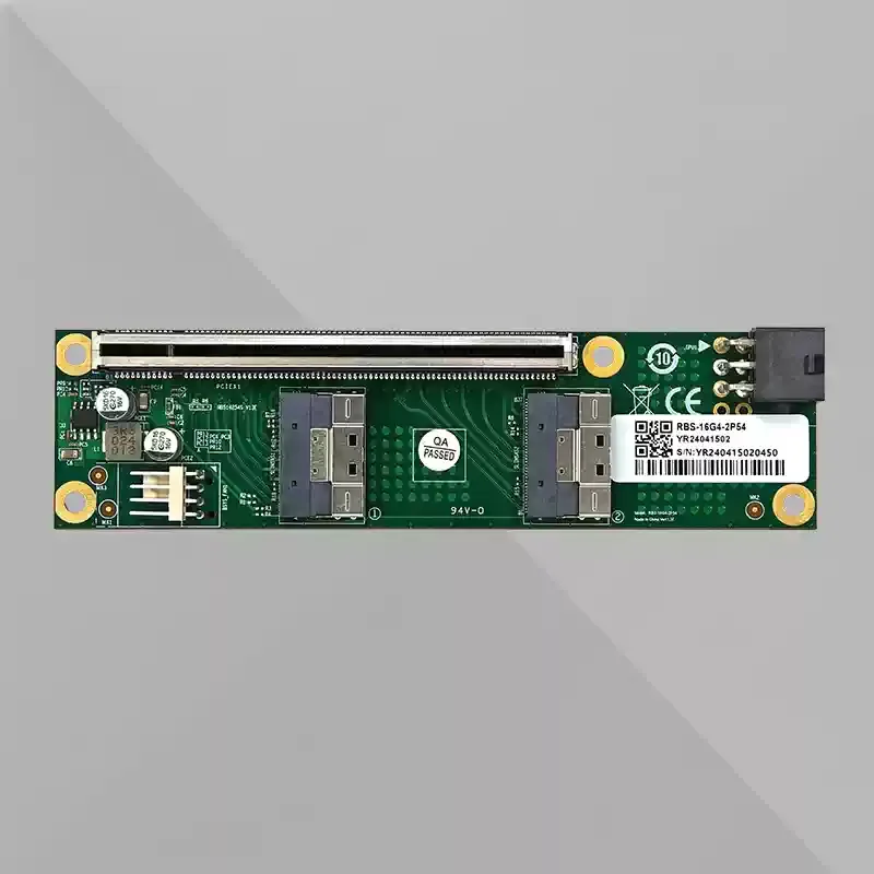 Discrete GPU External Extension Backplane, PCIe 4.0 x16 to SlimSAS 8654
