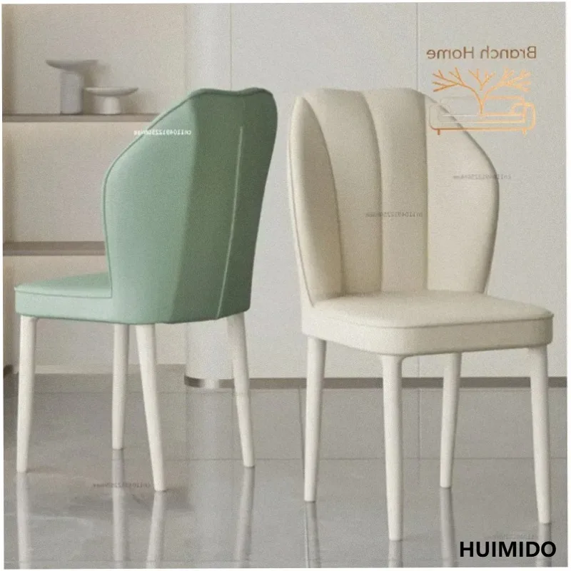 Chic Nordic Dining Chair Modern Simple Elegance Soft Cushion for Dining Rooms Coffee Shops And Bedrooms