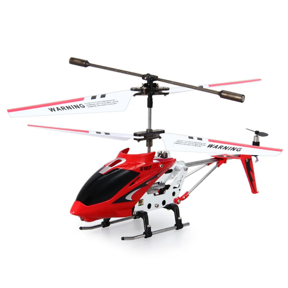 Hélicoptère RC Syma S107g 3 canaux avec gyroscope, corps en alliage, anti-collision, résistant aux chutes, jouet modèle pour enfants et adultes, en stock, intérieur