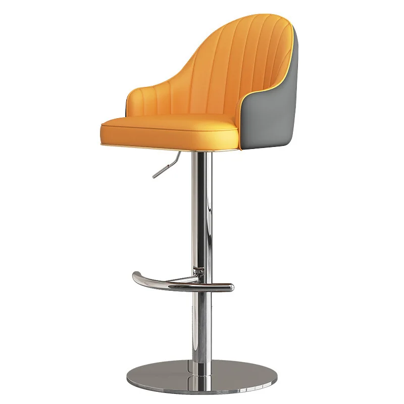 

Bar chair, rotating, high stool, household, front desk, backrest, lift