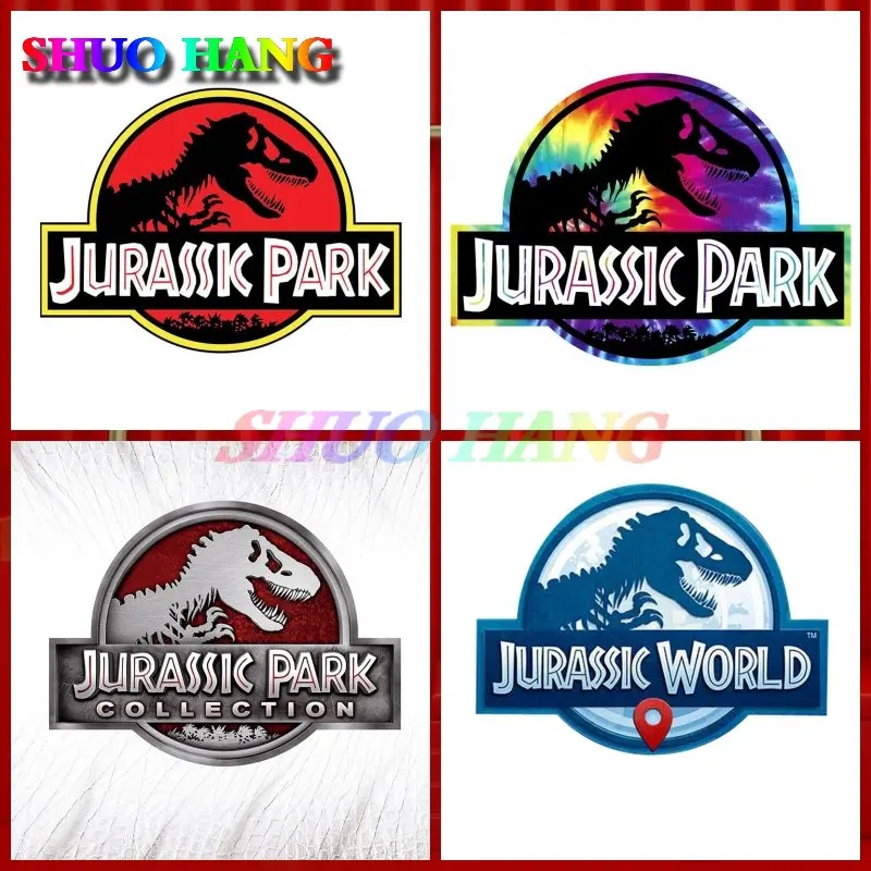 For Jurassic World Dominion Movie Dinosaur Movie Decal Beautiful Car Cup Sticker Vinyl Car Parts Window Bumper Decal PVC