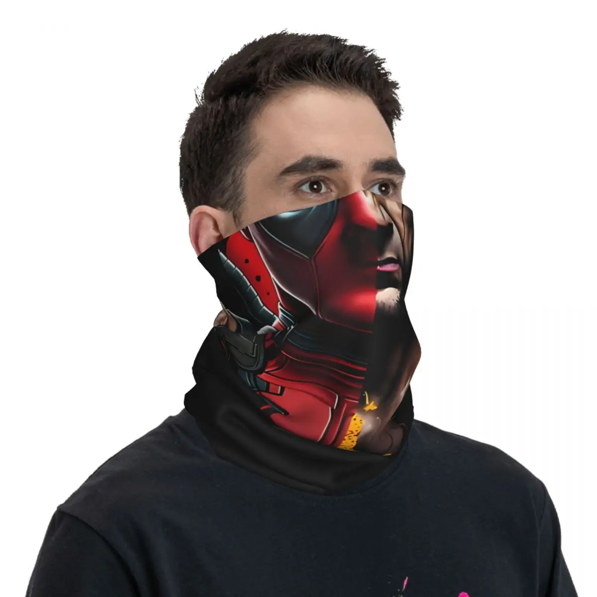 Popular Movies Motocross Bandana Neck Cover Printed Deadpool & Wolverine Face Mask Multi-use Balaclava Cycling Unisex Adult