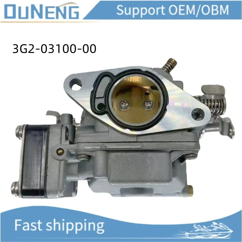 

OUNENG Brand NEW Outboard Carburetor 3G2-03100-00 3G2-03100-2 3G2-03100-3 Suitable Tohtsu 18HP Two-stroke Outboard Motor Parts