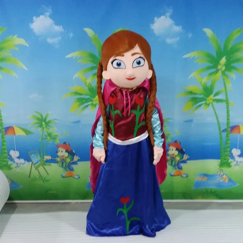 

CyCosplay Frozen Snow man Olaf Elsa Anna Princess character costume Mascot Advertising Fancy Dress Party Animal carnival props