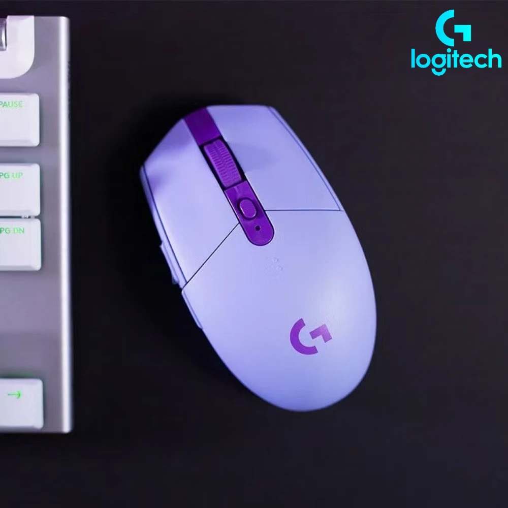 ماوس الألعاب لوجيتك G304/G102 |   مستشعر بصري HERO 12000 نقطة في البوصة |   6 أزرار تدعم ماكرو |   تصميم خفيف الوزن لـ FPS/MOBA