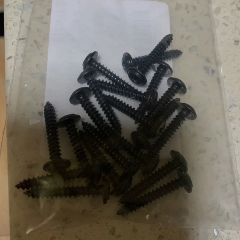 Black Carbon Steel Cross Round Head With Washer Self-Tapping Screw M1.2 M1.4 M1.7 M2 M2.3~M4 10/20/30/50~200 Pcs
