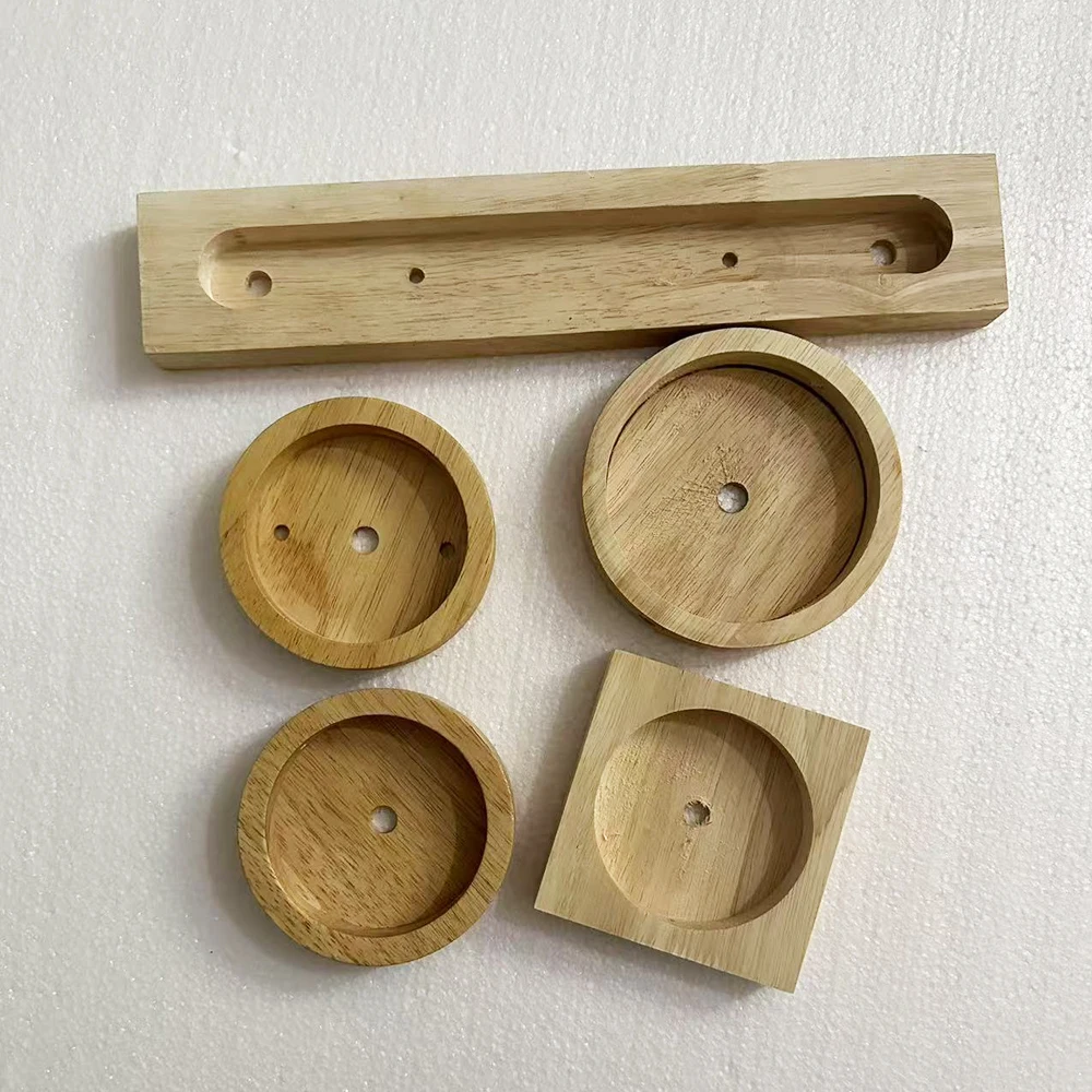 Wood Lamp Base Modern Ceiling Plate Wooden Ceiling Holder Pendant Lamp Lamp fitting chandelier Base DIY Lighting accessories