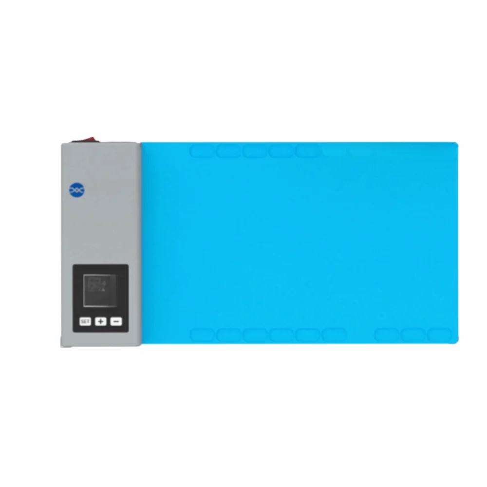 Blue LCD Screen Separator Adjustable Temperature Silicone+ PCB Heating Pad Temperature Display Phone Tablet Heating Mat