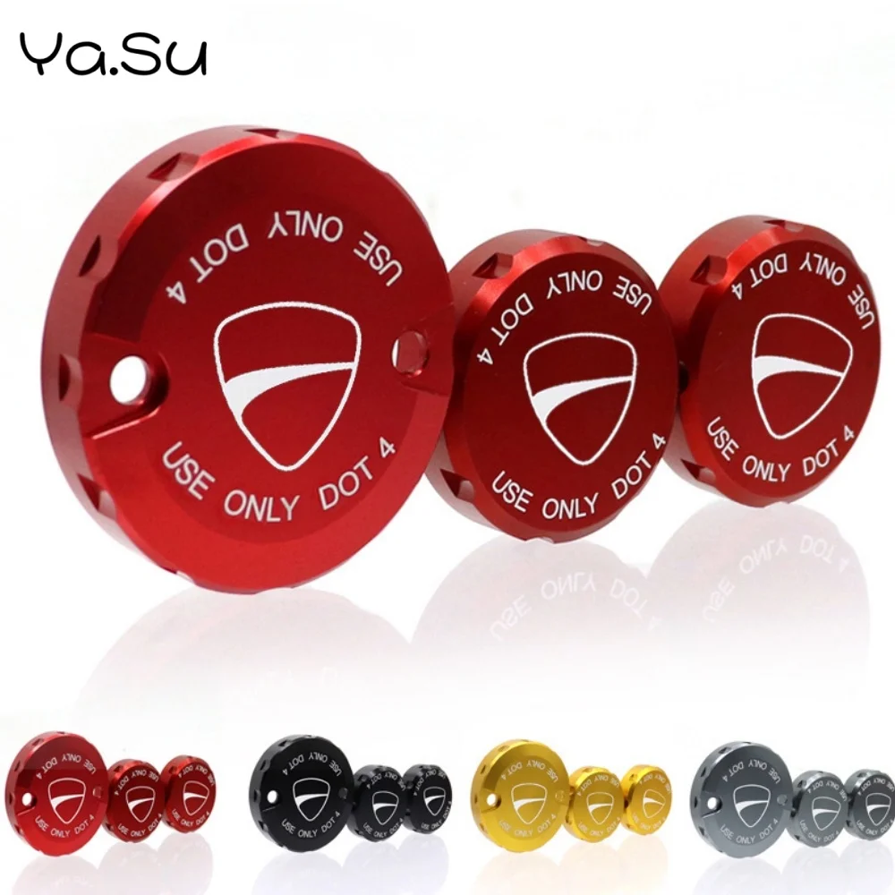 

Motorcycle Front and Rear Brake Oil Pot Cover for Ducati 899 1199 1299S 950 939