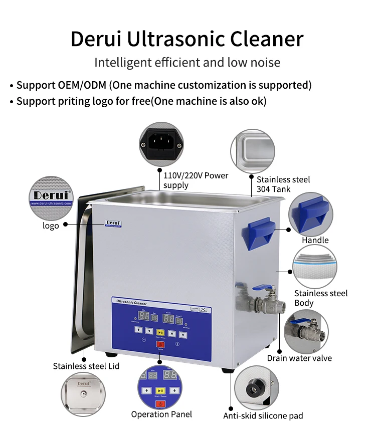 آلة التنظيف بالموجات فوق الصوتية 15 لتر آلة التنظيف بالموجات فوق الصوتية Dpf