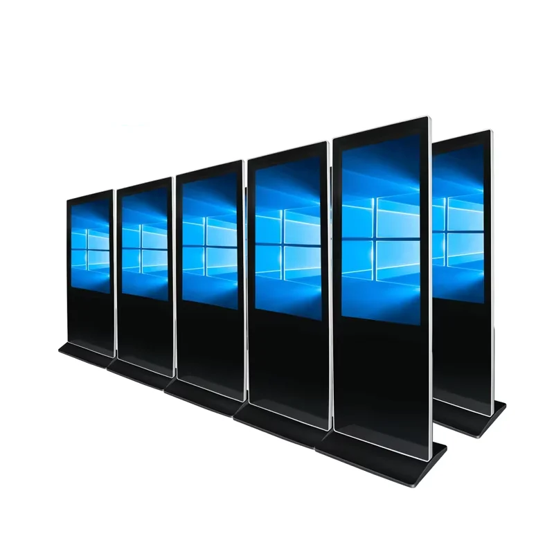 Hot Selling Indoor Interactive Kiosk LCD Signage Totem Floor Stand Screen Digital Android WiFi Advertising Kiosk