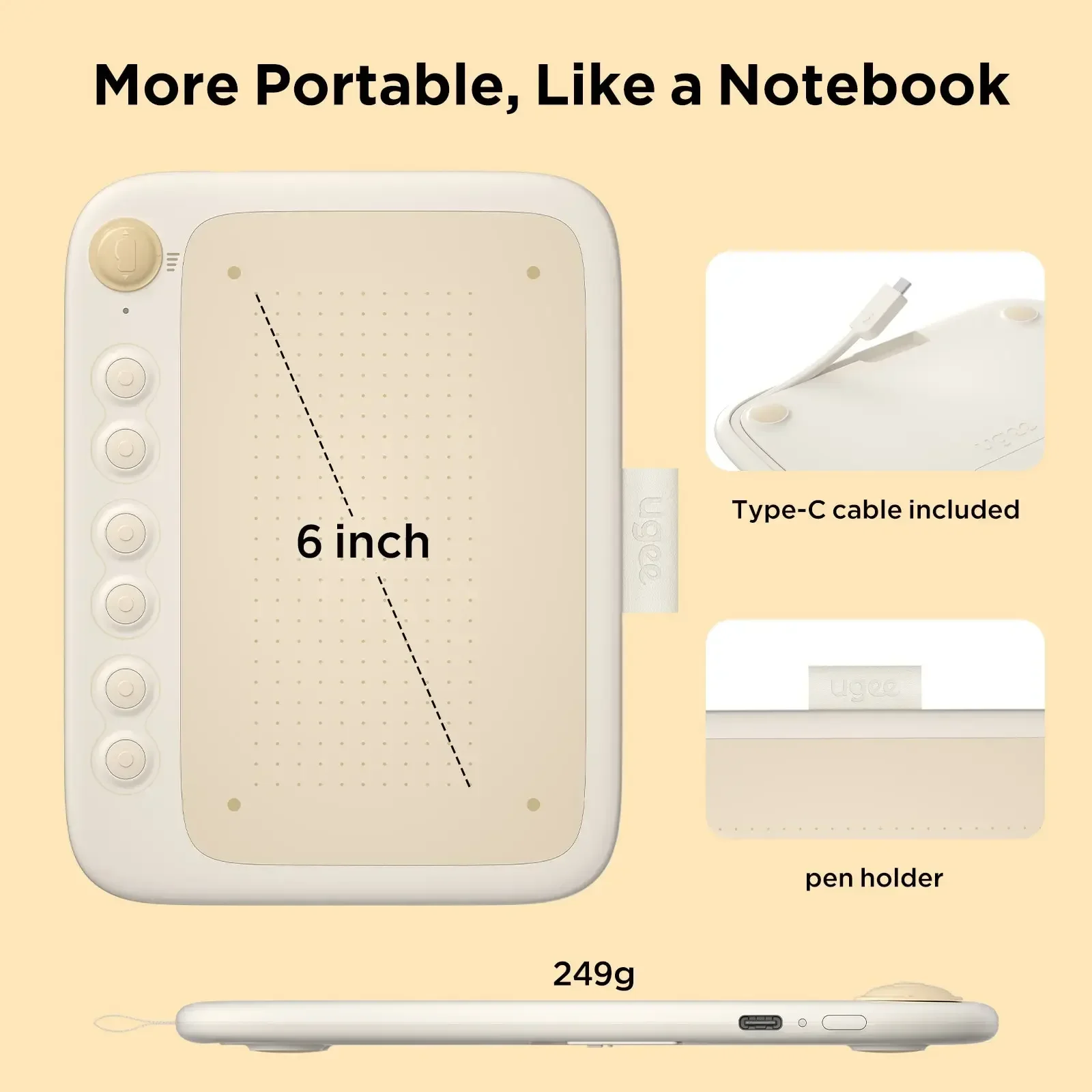 Tablet Drawing Tablet Digital Drawing Board Writing Pad for Children Kids Support Android PC Mac