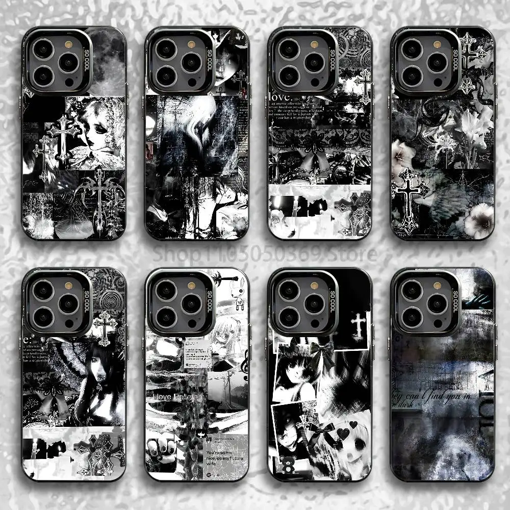 

Emo Idk Dark Phone Case For iPhone 15,12,11,14,13,16,17,E,Max,Plus,Air,Pro,Mini Shockproof Cover