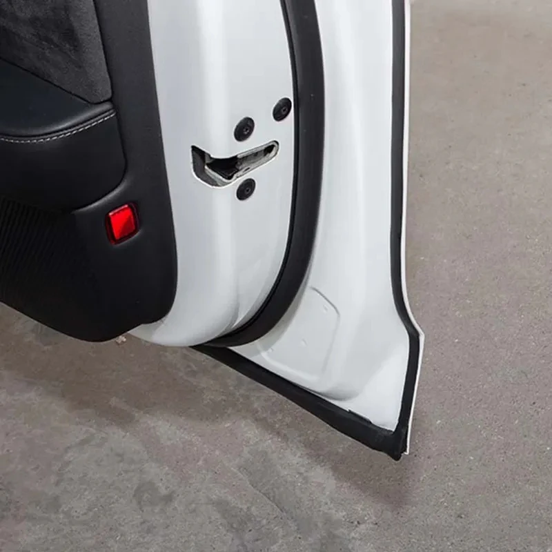 For Tesla Model 3 Y Car Door Rubber Seal Strip Kit Noise Insulation Trunk Hood A B Pillar Trim Sealing Accessories view 4