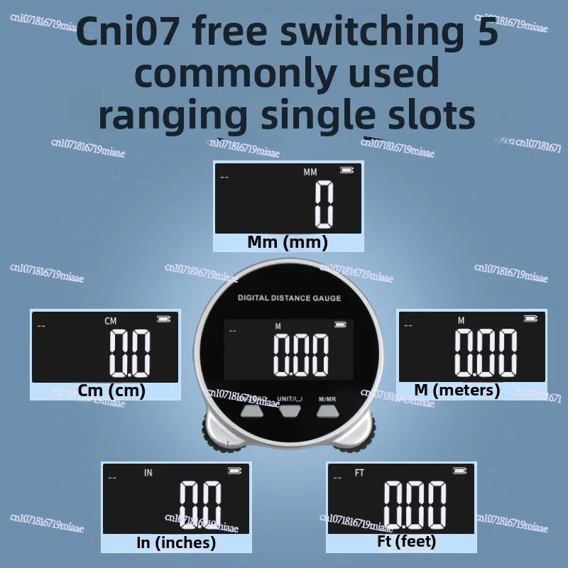 مسطرة الأسطوانة الرقمية Rangefinder منحنى مستقيم سطح غير منتظم أسطواني قطر مسطرة قياس #5