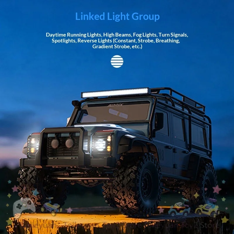 MJX Rc Control Car H8h V2 1 8 4 Wheel Drive Foc Brushless 80A Esc Bluetooth App Adjustable Off Road Climbing Crawler Model
