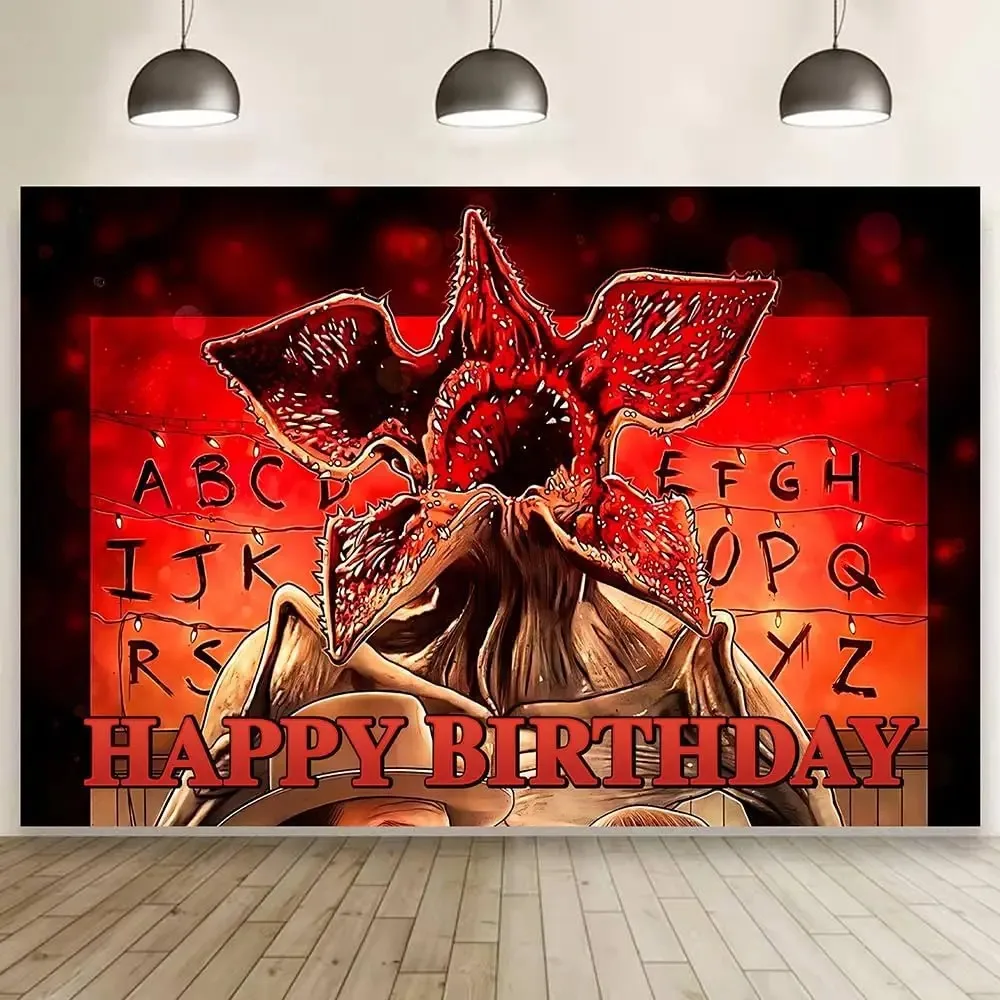 Stranger Birthday Party Decorations,Welcome to The Other Sid
