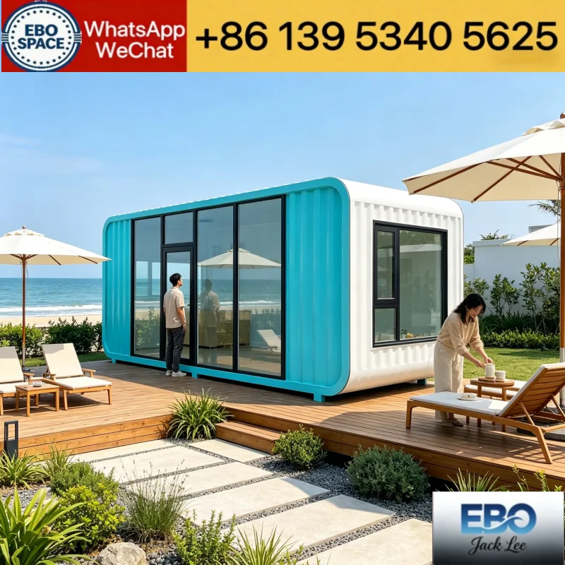 Luxury Modern Apple Cabin Prefab Space Capsule House Sound Insulation Large View Window Glamping Resort Pod