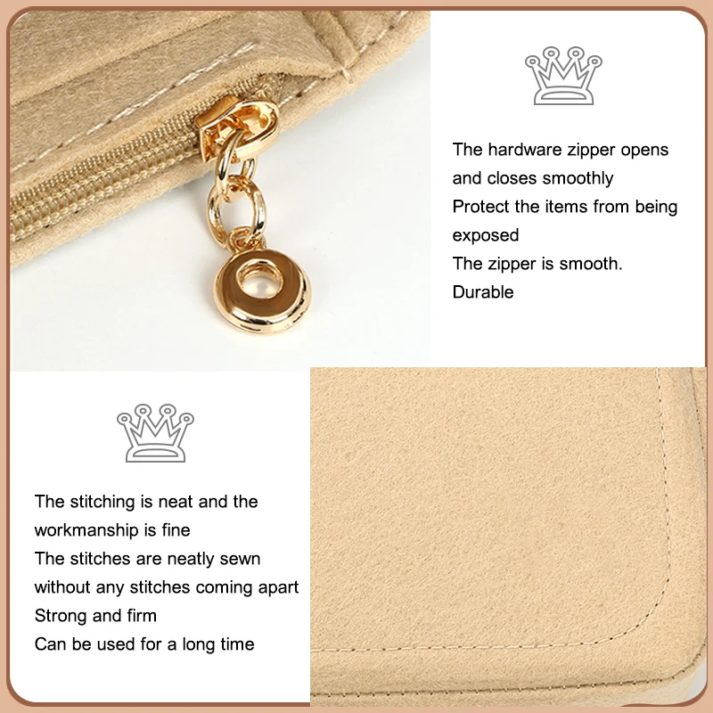 EverToner العصرية ورأى إدراج مقسم حقيبة مثالية ل C-honel 25C المتشرد حقيبة العلامة التجارية حقائب اليد النسائية حقيبة مستحضرات التجميل الملحقات