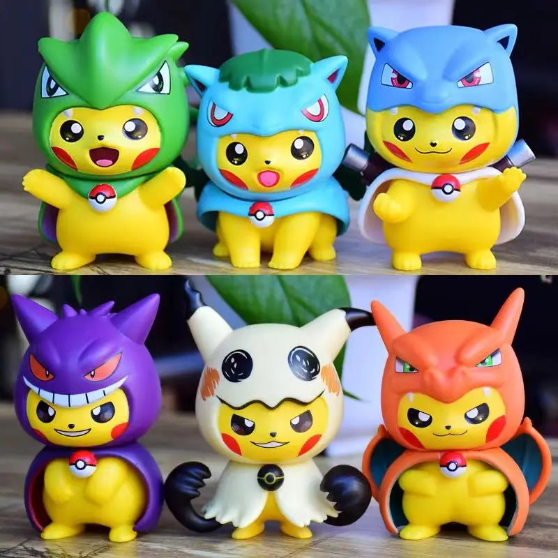 Pokemon Anime Figure  Vulpix Scenes Version Figurine Toys PVC Model Collection Dolls surprise box  mystery box  gift for a child