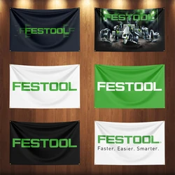 90x150CM Festools logo Flag poliestere stampato elettricista Banner per Decor flag banner strumento manuale strumenti e accessori Powel