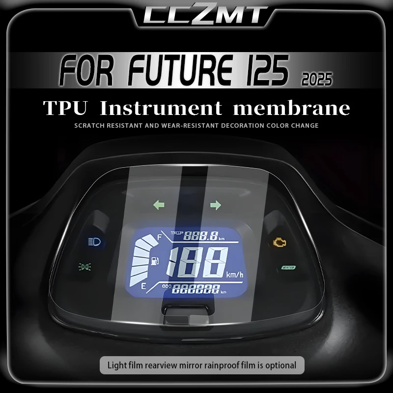 

For YAMAHA FUTURE 125 2025 Instrument Film Transparent Color Changing Protective Film Scratch Repair Modification Accessories