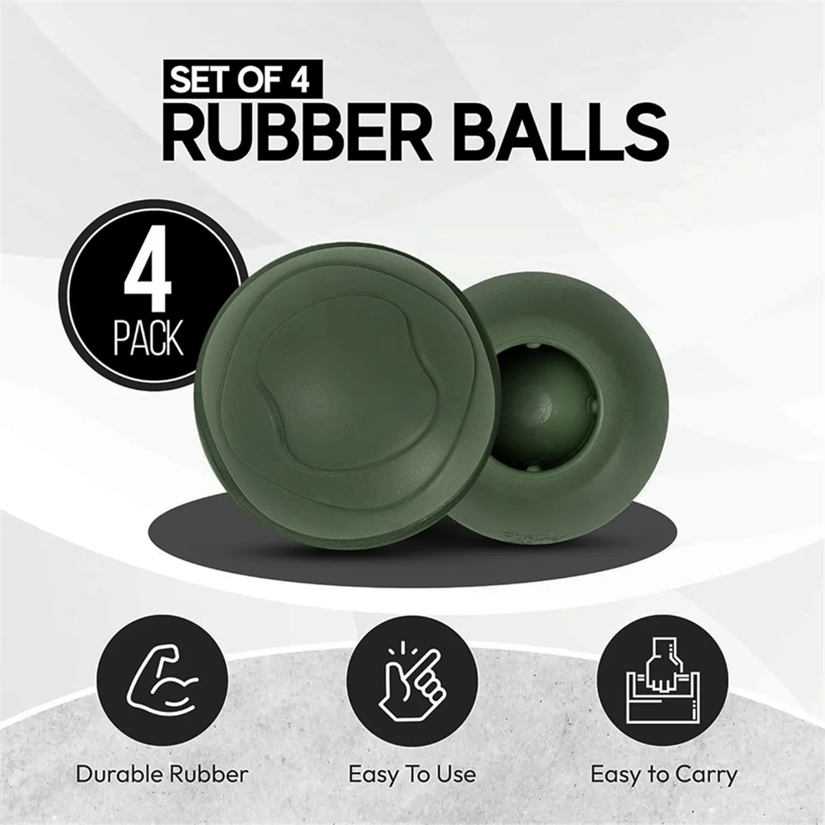 N98R 4 قطعة غطاء للقدم كرسي القمر كرسي خارجي حماة القدم استقرار المطاط الكرة قدم وسادة التخييم جزء الأخضر