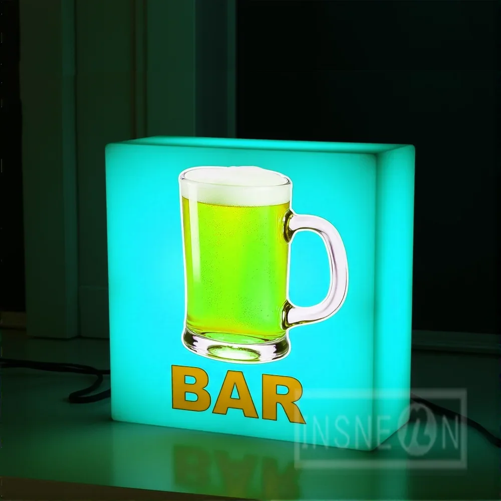 

Custom Acrylic Light Box LED Sign Letters for Business,Neon Acrylic Lightbox for Outdoor,Waterproof Signage for Wall Decorations
