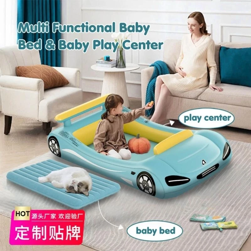 

11V Kids Inflatable Mattress For Camping And Travel Constructed In Fan Rapid Inflation Impermeable PVC Substance Plan 69HD