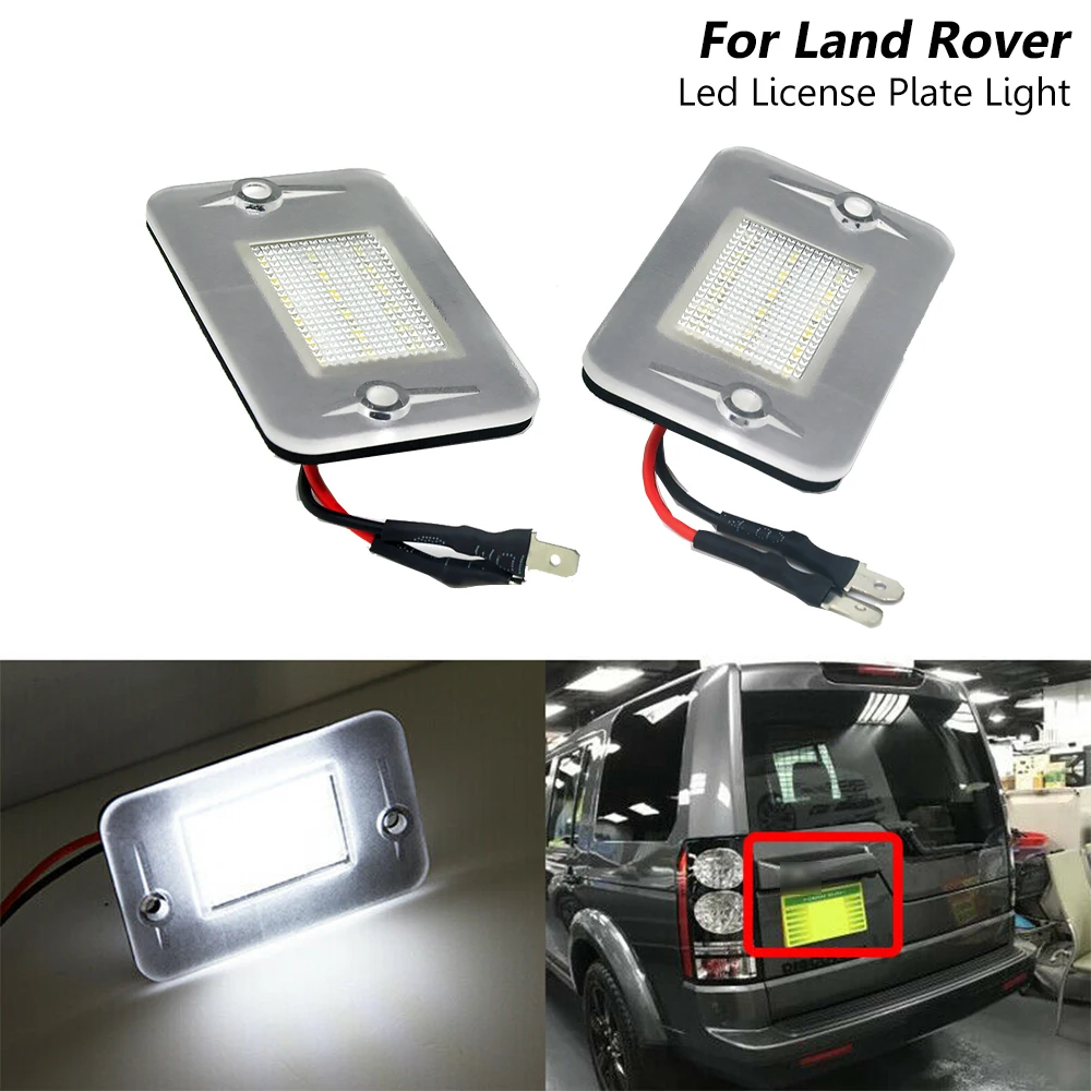 

2x Led White Number License Plate Lights For Land Rover Discovery 1 Discovery 2
