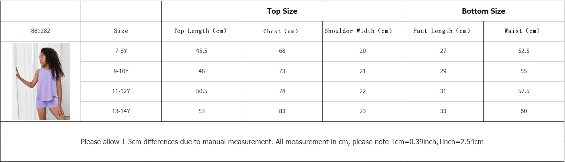 Leuchtend lila, ärmelloses Racerback-Top und Shorts für Mädchen mit offenem Rücken, für den täglichen Freizeitgebrauch im Freien auf dem Spielplatz, leicht, für Kinder – Detail 2