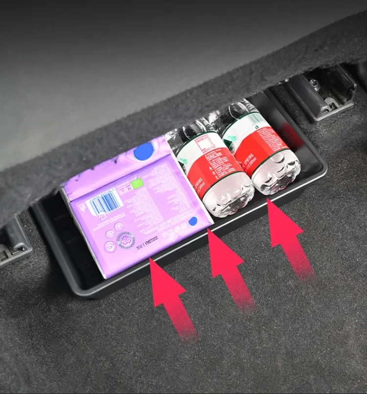 For Toyota RAV4 XA50 Environmentally Friendly Drawer ABS Storage Box Push Pull Car Interior Accessories 2019 2020 2021 2022 2023