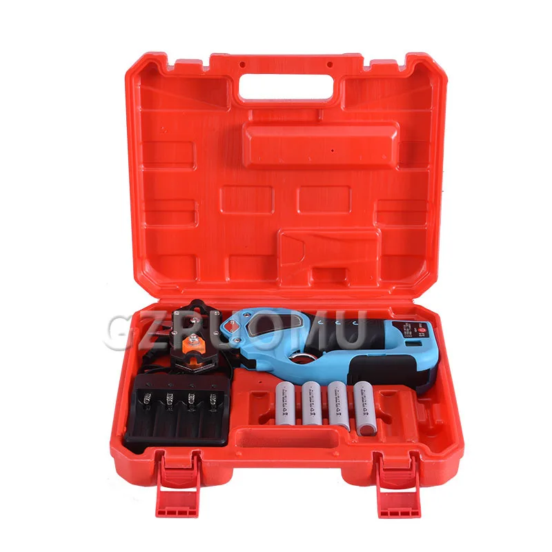 Handheld Lithium Battery Grafting Machine 2 In 1 Plant Stem Seedling Pruning Branch Grafting Tool Multifunctional Pruning Shears