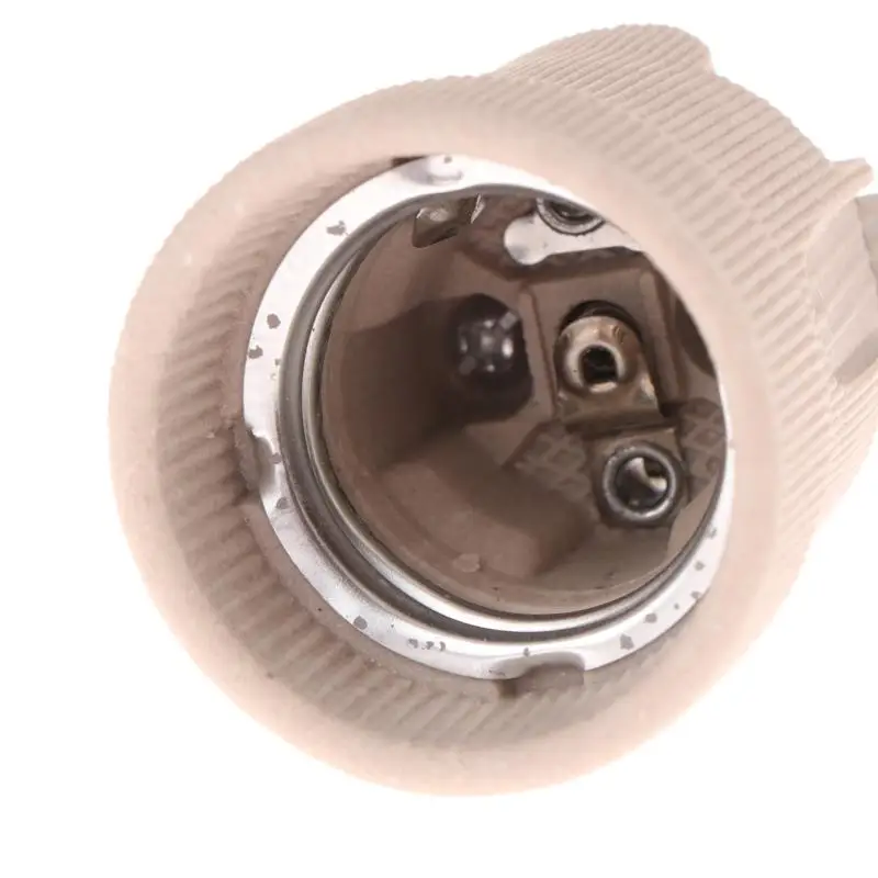 High-temperature Resistant Fixing Bracket Large Screw Cap Lamp Base E27 Screw Head Ceramic Lamp Fittings Socket