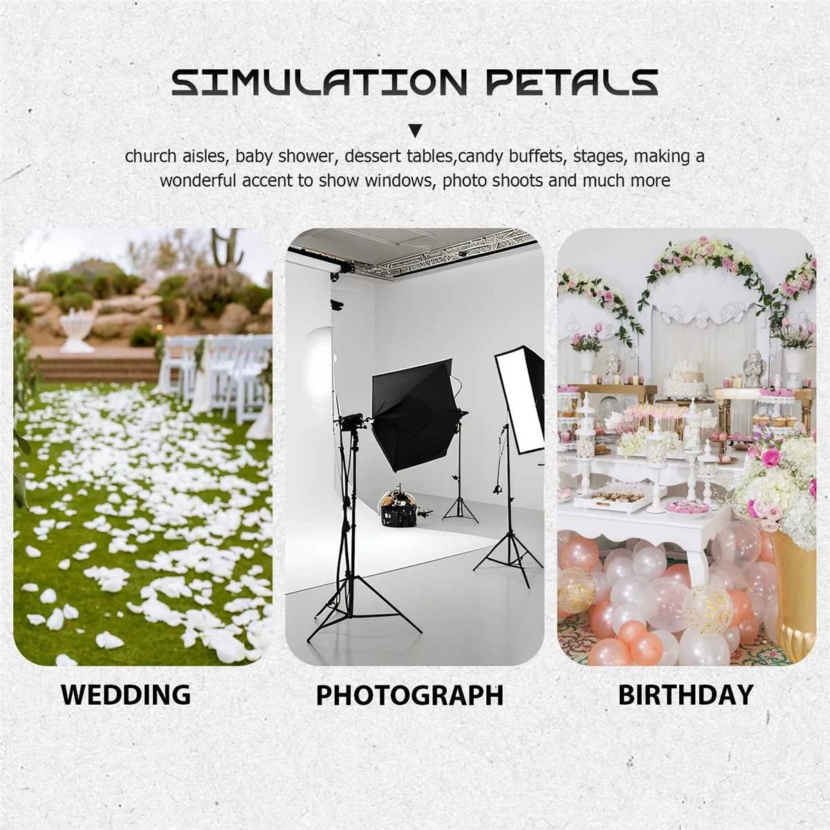 【Today Only@】Artificial petals