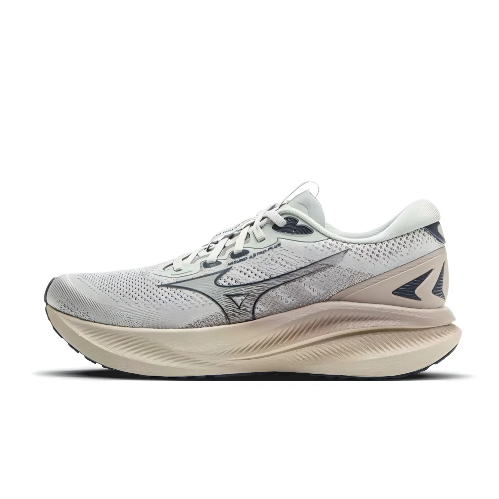 Mizuno Unisex Low-Top Cushioned Running Shoes  Gray, Non-Slip Grip, Durable Build, Stylish & Versatile Comfort D1GH251107
